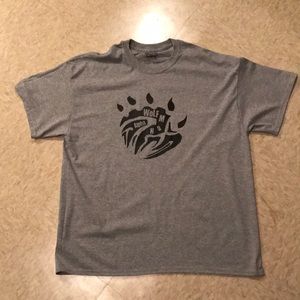 Heather gray Alpha Wolfman t shirt